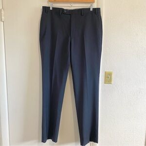 Lauren Ralph Lauren High Performance Wool Dress Pants 36x34 Classic Fit Navy